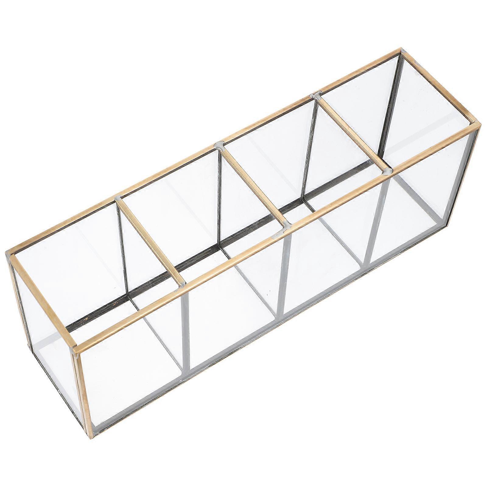 Makeup Storage Case Desktop Cosmetic Organizer for Home 2Pcs Set