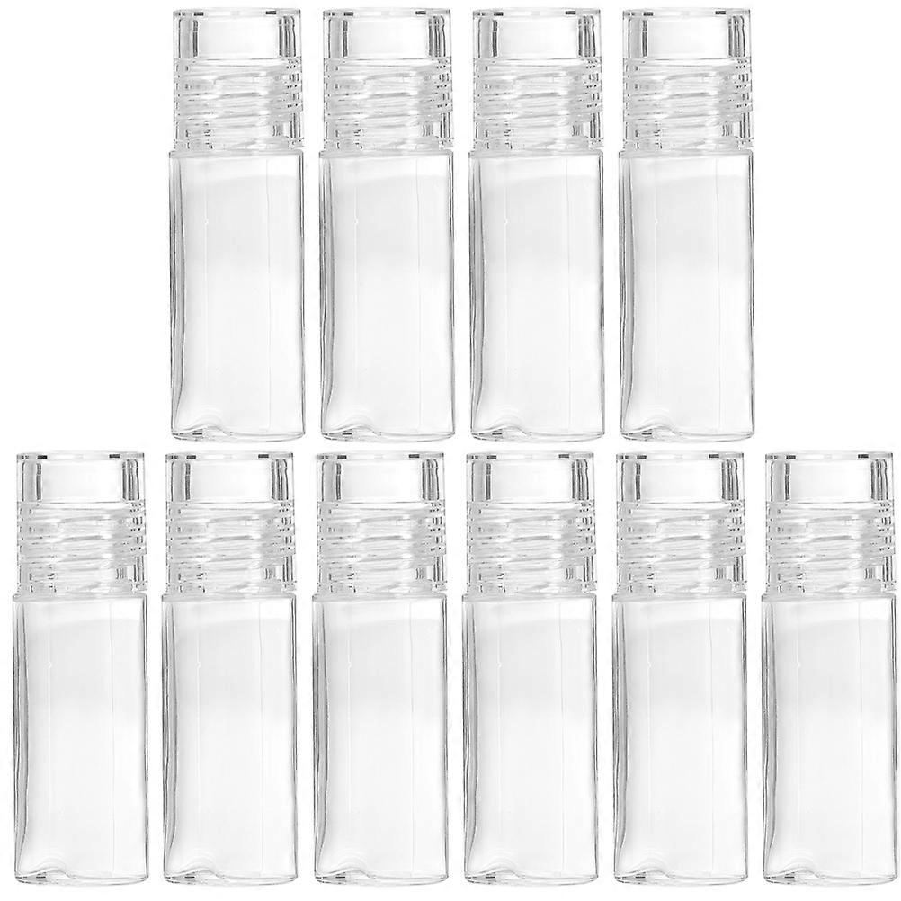Loose Powder Bottle Plastic for Storage 10Pcs Transparent Durable Containers