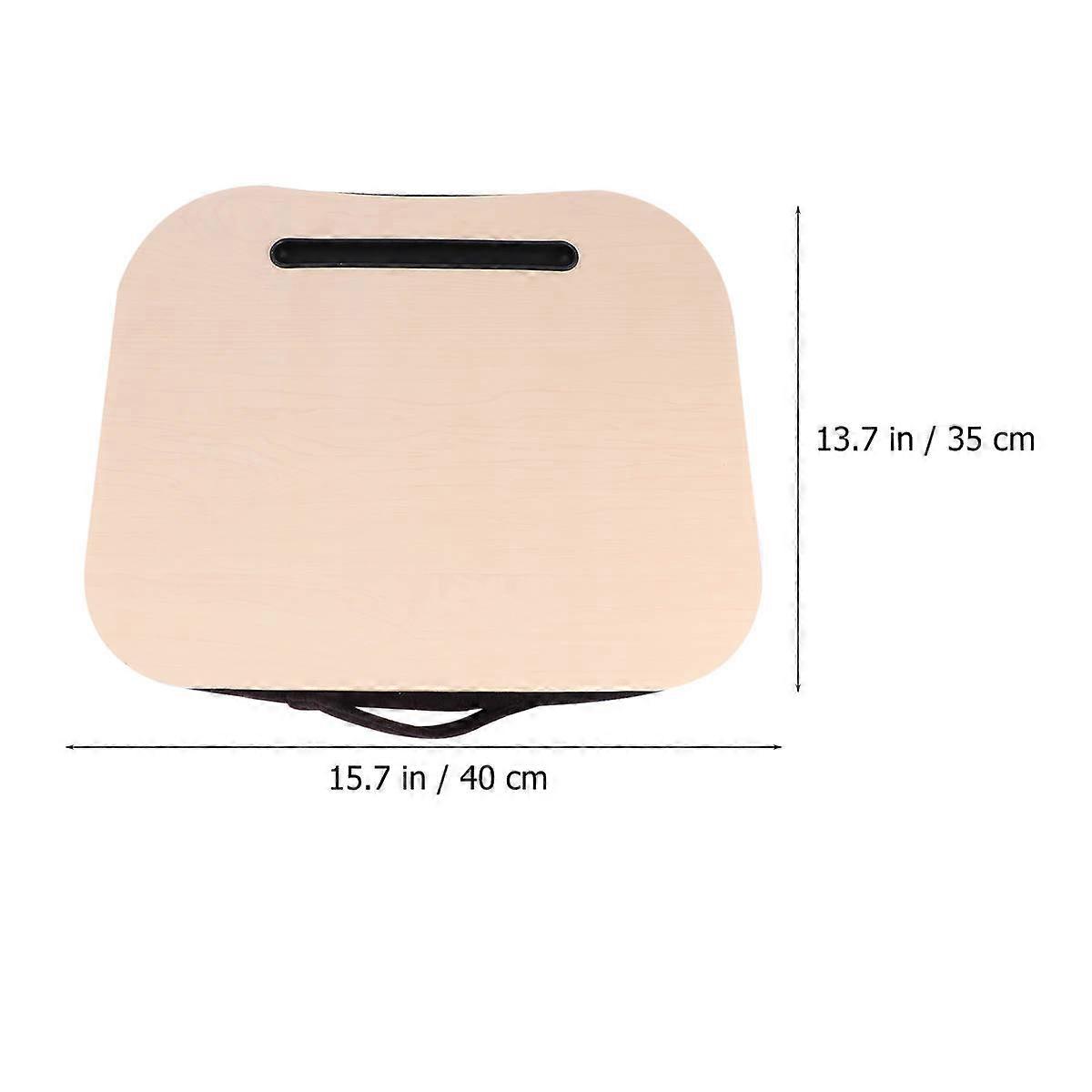 Computer Desktop Storage Rack Notebook Holder Home Use Wood 15.7×13.8×2in Tablet Stand 1Pcs
