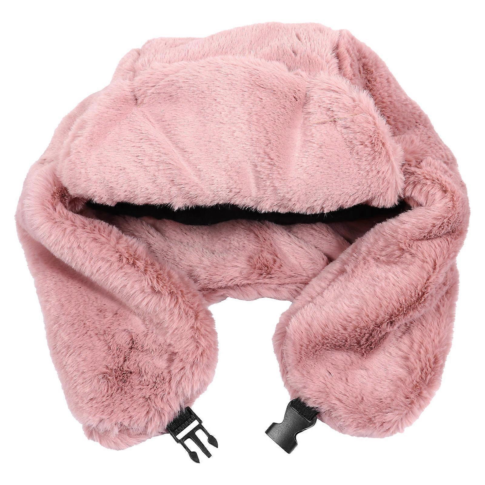 Plush Cold Weather Hat For Women Winter Cycling Running Warmth 1Set