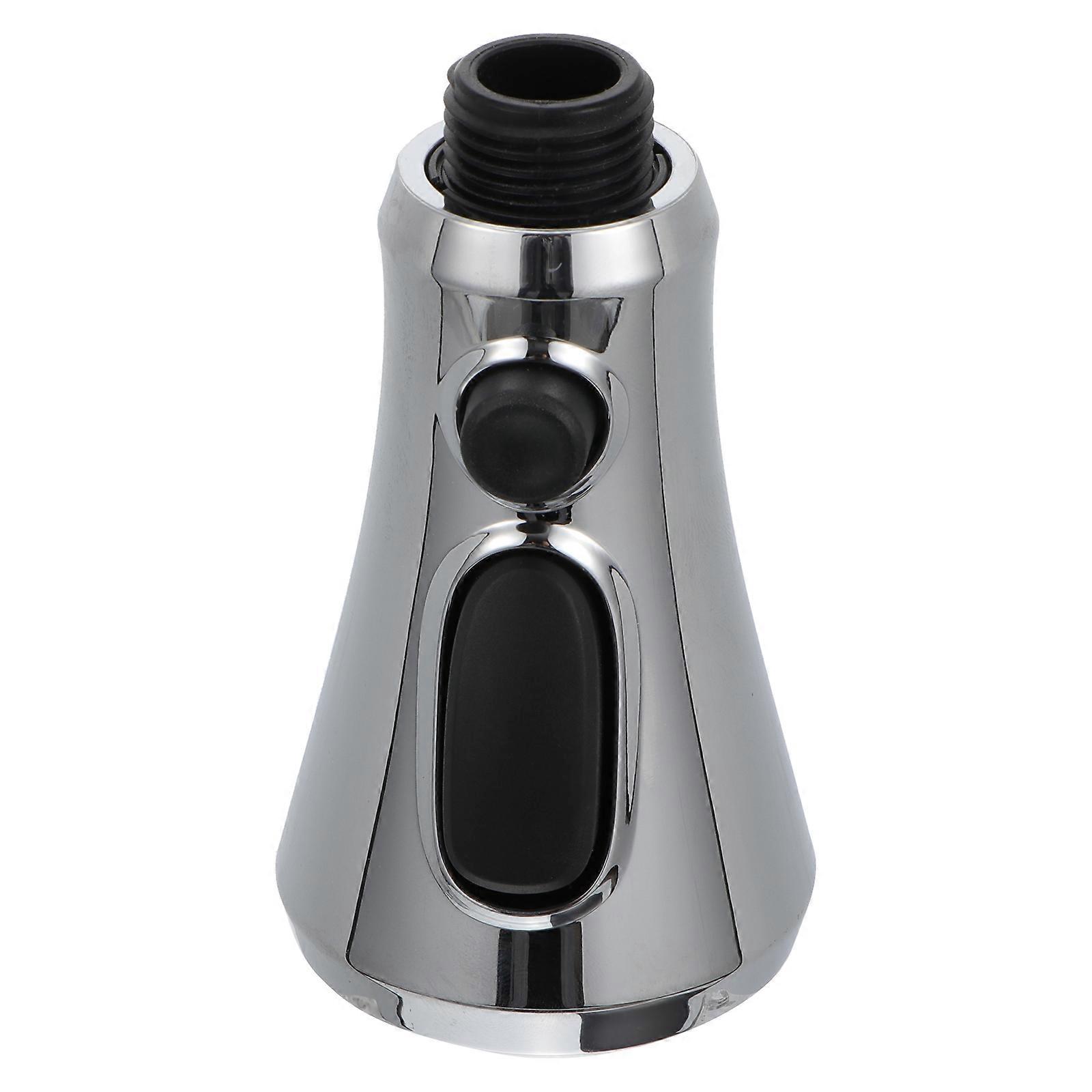 Water Tap Sprayer Faucet Nozzle for Kitchen Use 2Pcs Silver Set