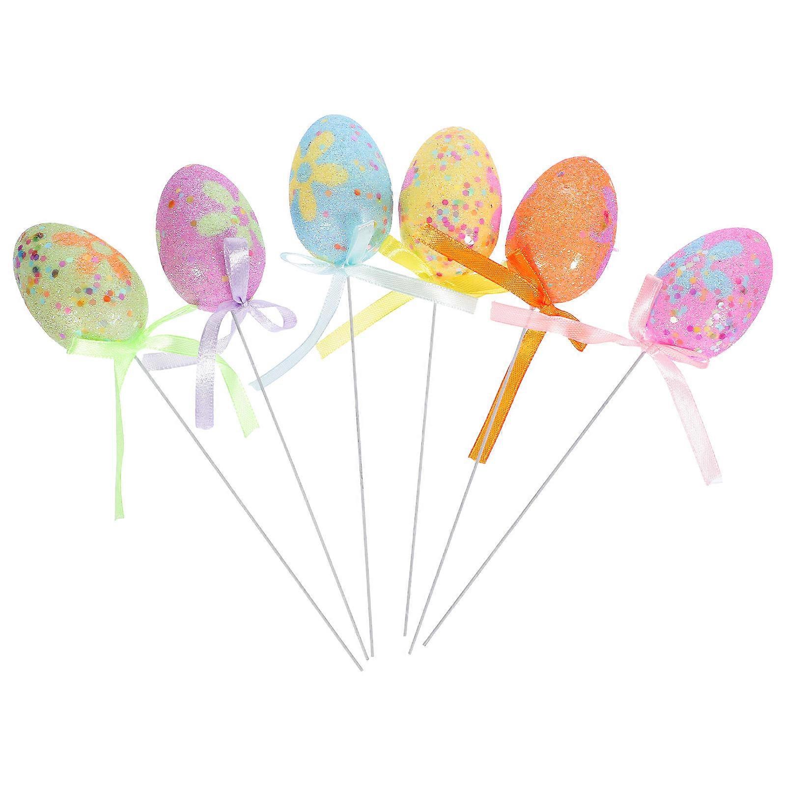 Colorful Easter Egg Branches for Decoration Artificial 24Pcs