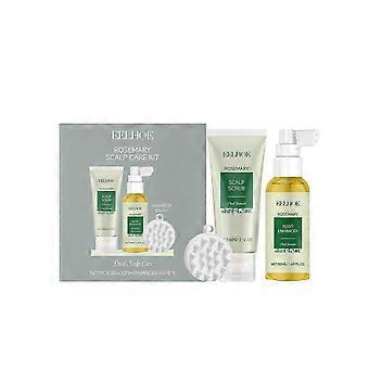 Rosemary Scalp Care Gift Set - Hydrating Scalp Treatment with Rosemary Scalp Scrub, Hair Care Spray and Dual Scalp Brush - Gentle Clean & Nourishing H