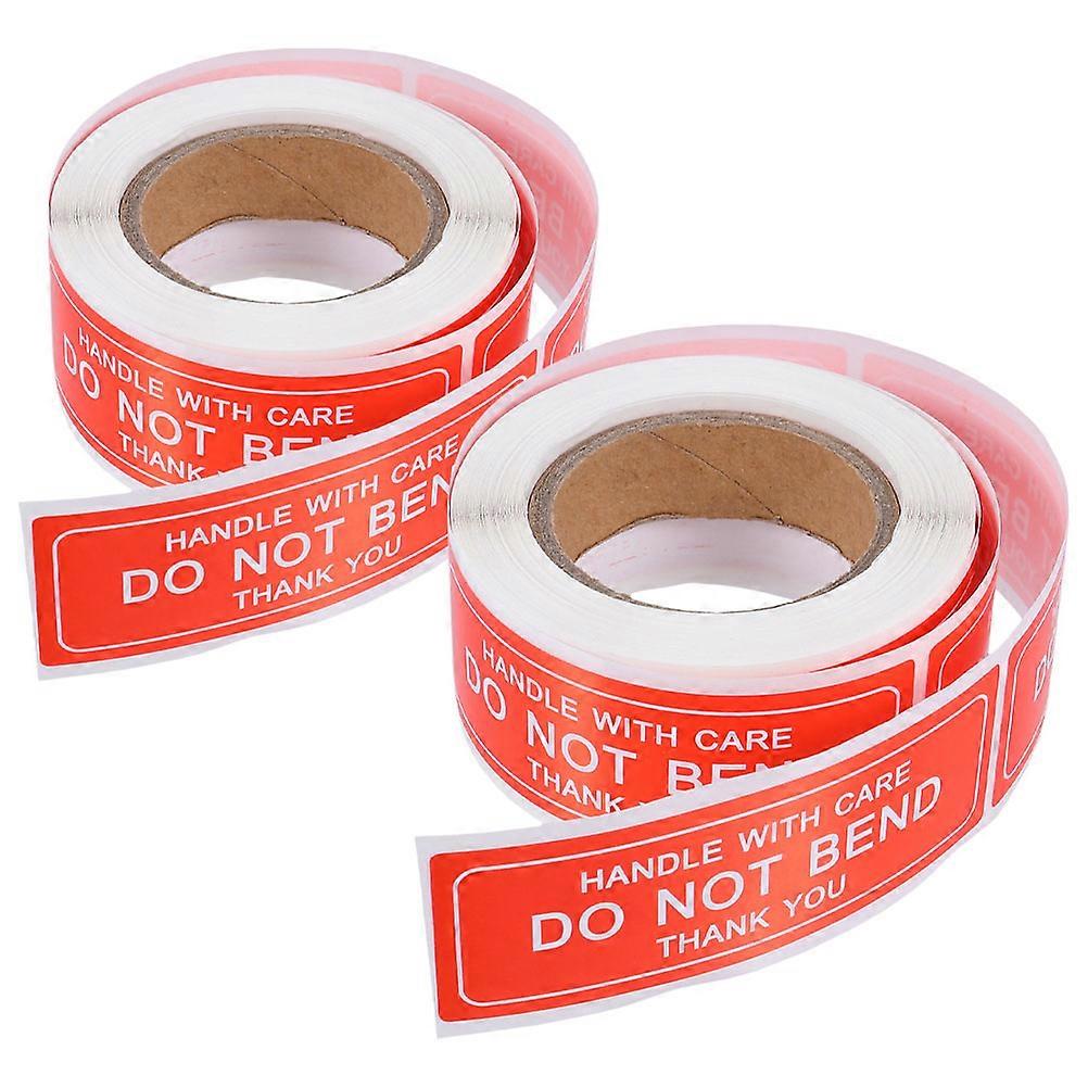Handle with Care Packaging Sticker Fragile Self-Adhesive Moving Labels 4 Rolls