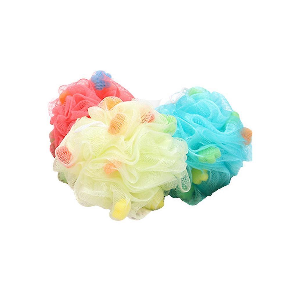 Mesh Bath Sponges Shower Loofahs for Gentle Cleaning 9Pcs Assorted Colors