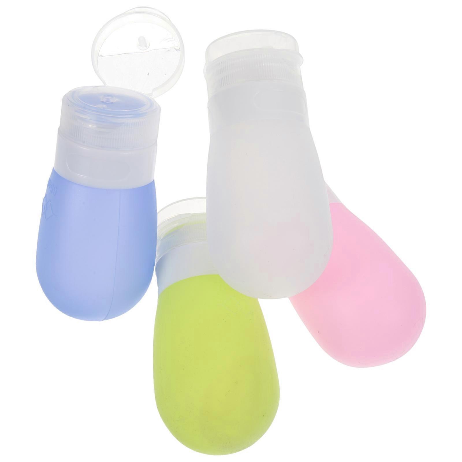Travel Bottles Silicone Squeezable Bottles for Shampoo 8Pcs Set