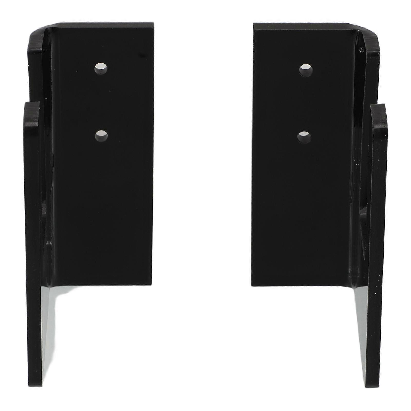 Snowboard Wall Mount Hanger 2 Sets For Indoor Use Skateboarders Black Acrylic Storage Solution