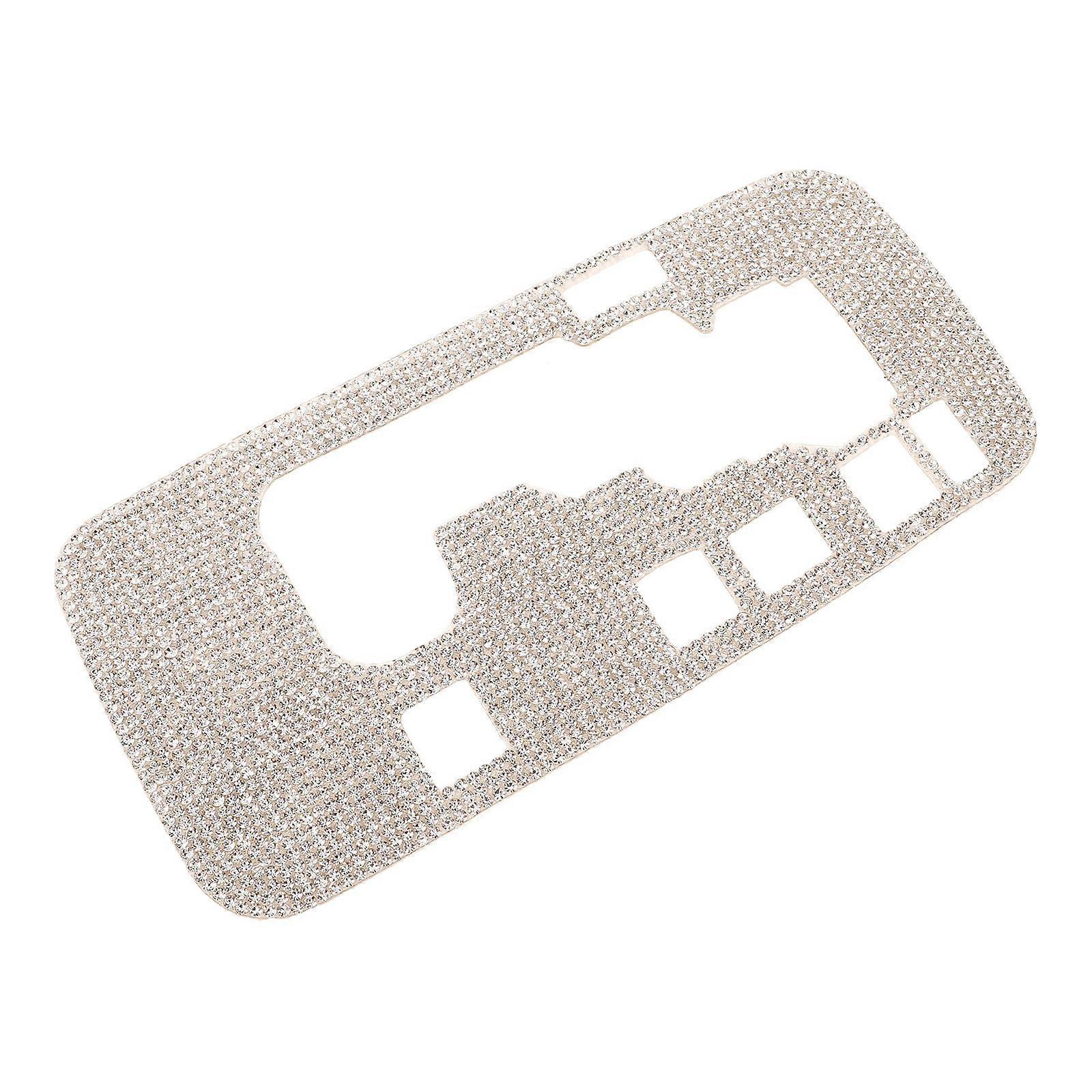 Gear Panel Trim Sticker for Car Interior Bling Accessories 5Pcs