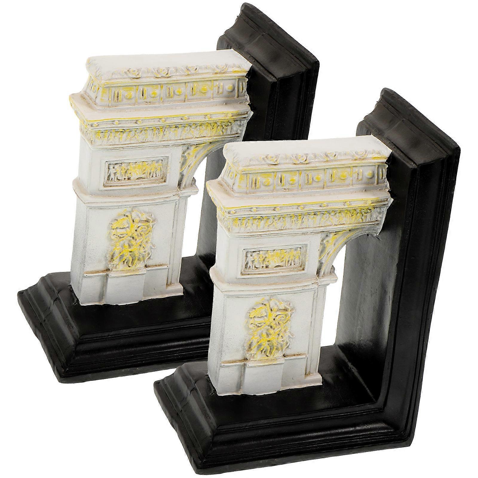 Book Stoppers Ancient Roman Arc Design for Holding Use 2Pcs