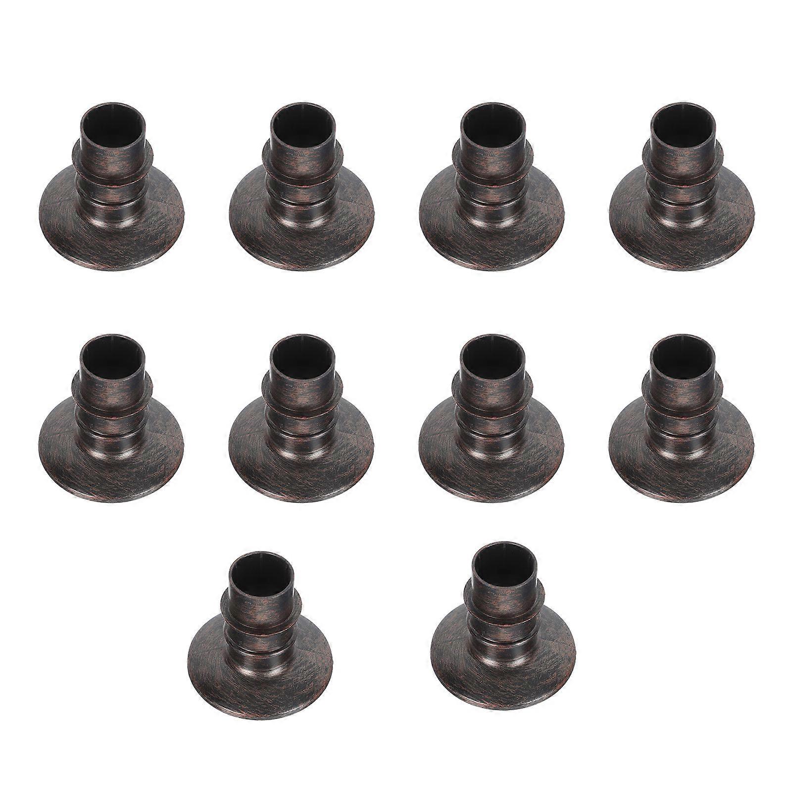 Plastic Candlestick Simple Candle Stand for Decoration Use 20Pcs