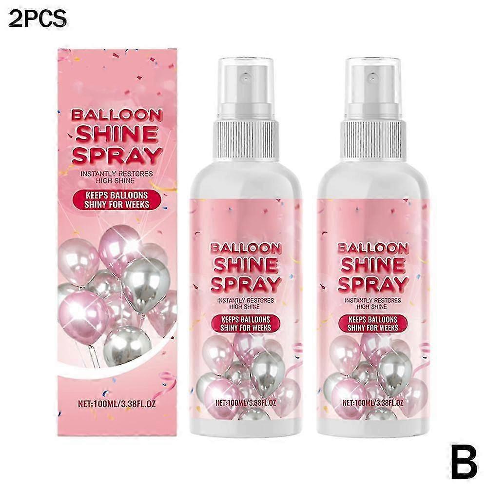 100ml Balloon High Shine Spray Formulated Balloon Glow Spray for Latex Balloons