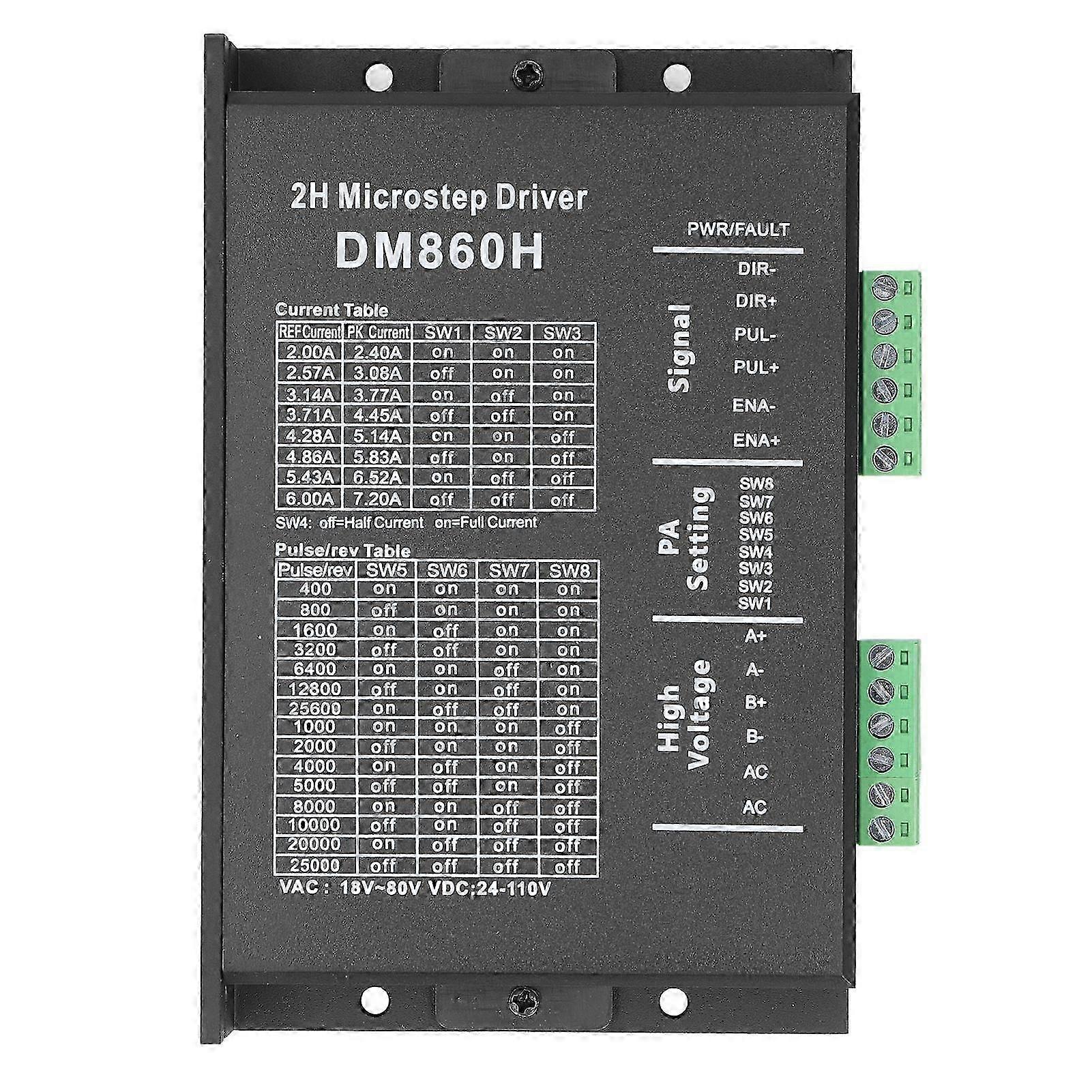 High quality DM860H two-phase 57 86 stepper motor driver with stepper motor
