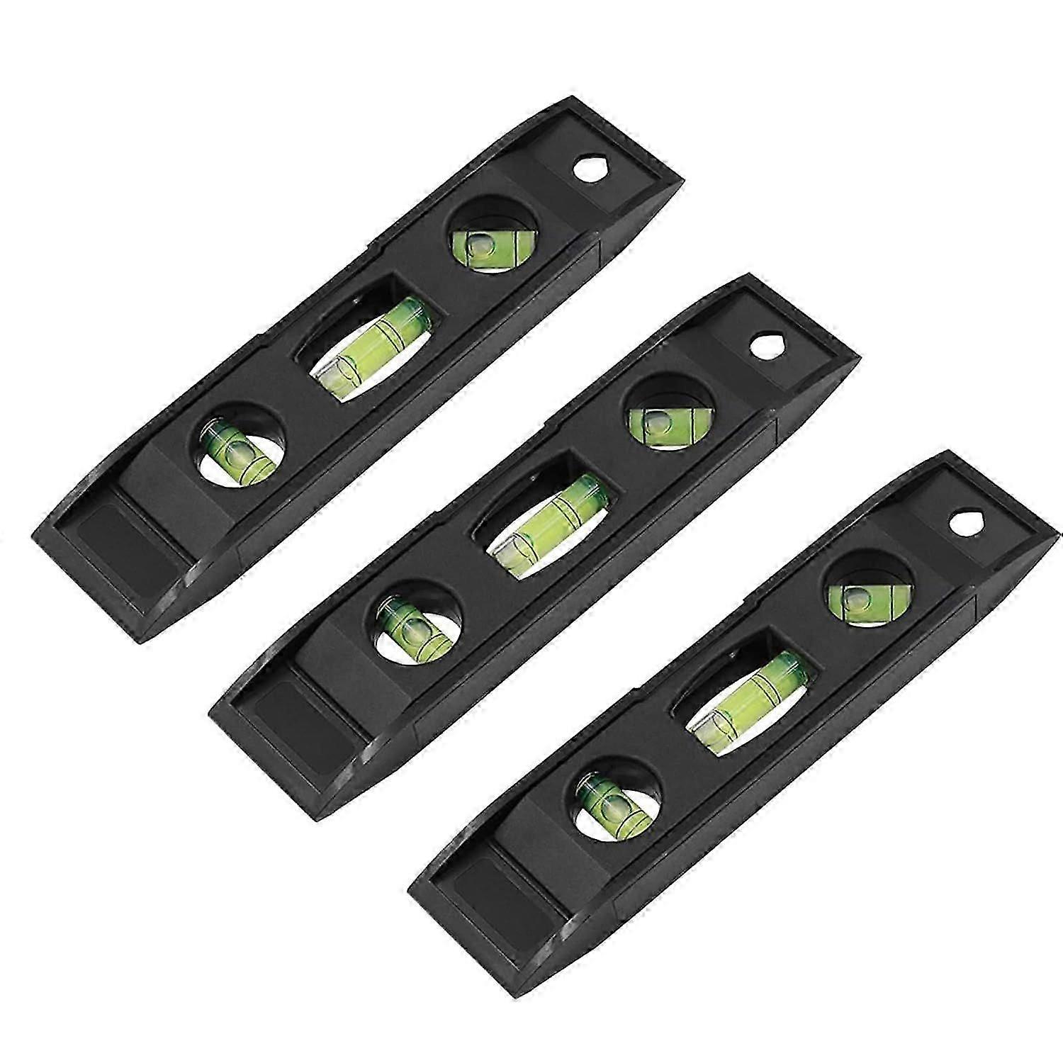 2025 Latest Model Magnetic Spirit Level Torpedo Spirit Level Magnetic Gradient Level Measuring Tool 15X3.3cm