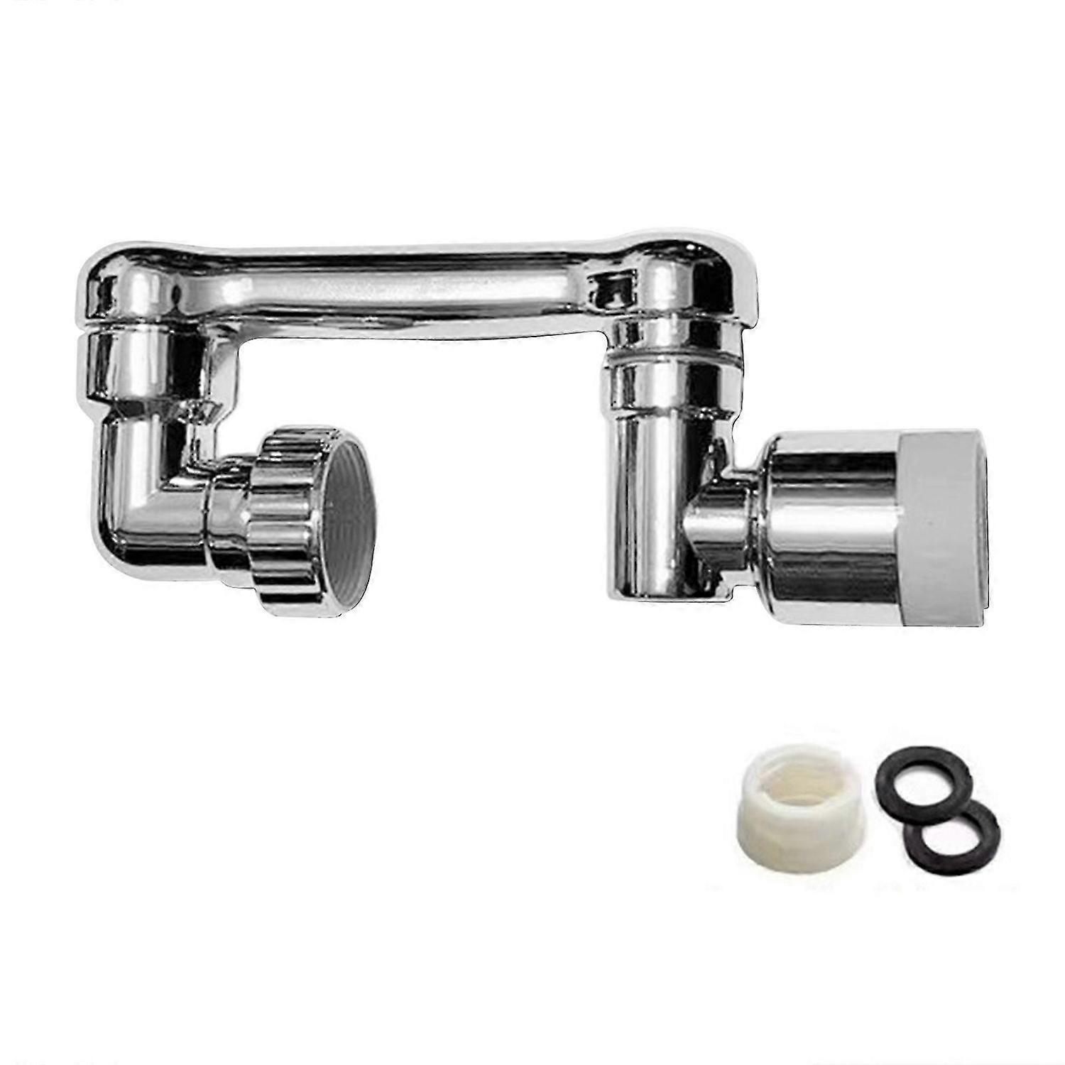 Robotic Arm Faucet Attachment Bathroom Water Tap Rotatable Multi-Functional Extension Faucet for Face Washing