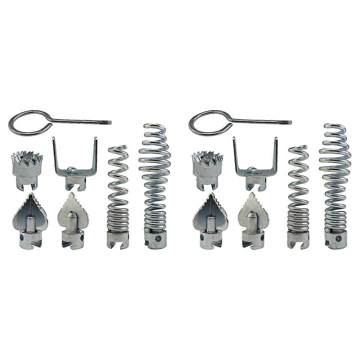 Drainage Cleaner Combination Cutter Head Set Automatic Locking Head