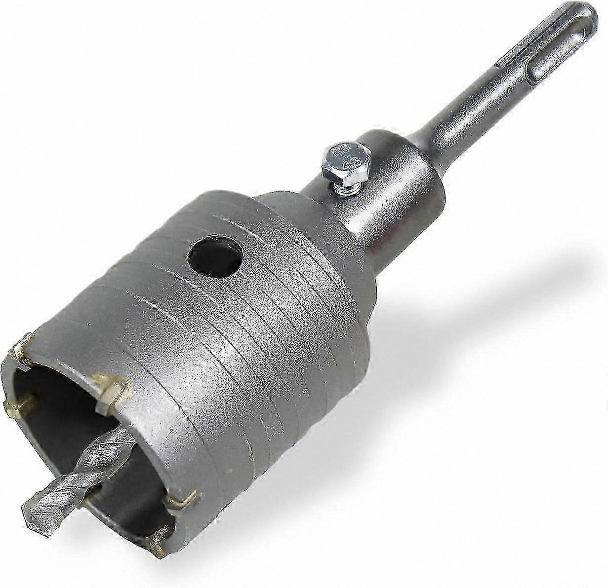 Concrete Hole Saw with SDS Plus Adapter, 55mm Masonry Drill Bit for Brick and Concrete Drilling