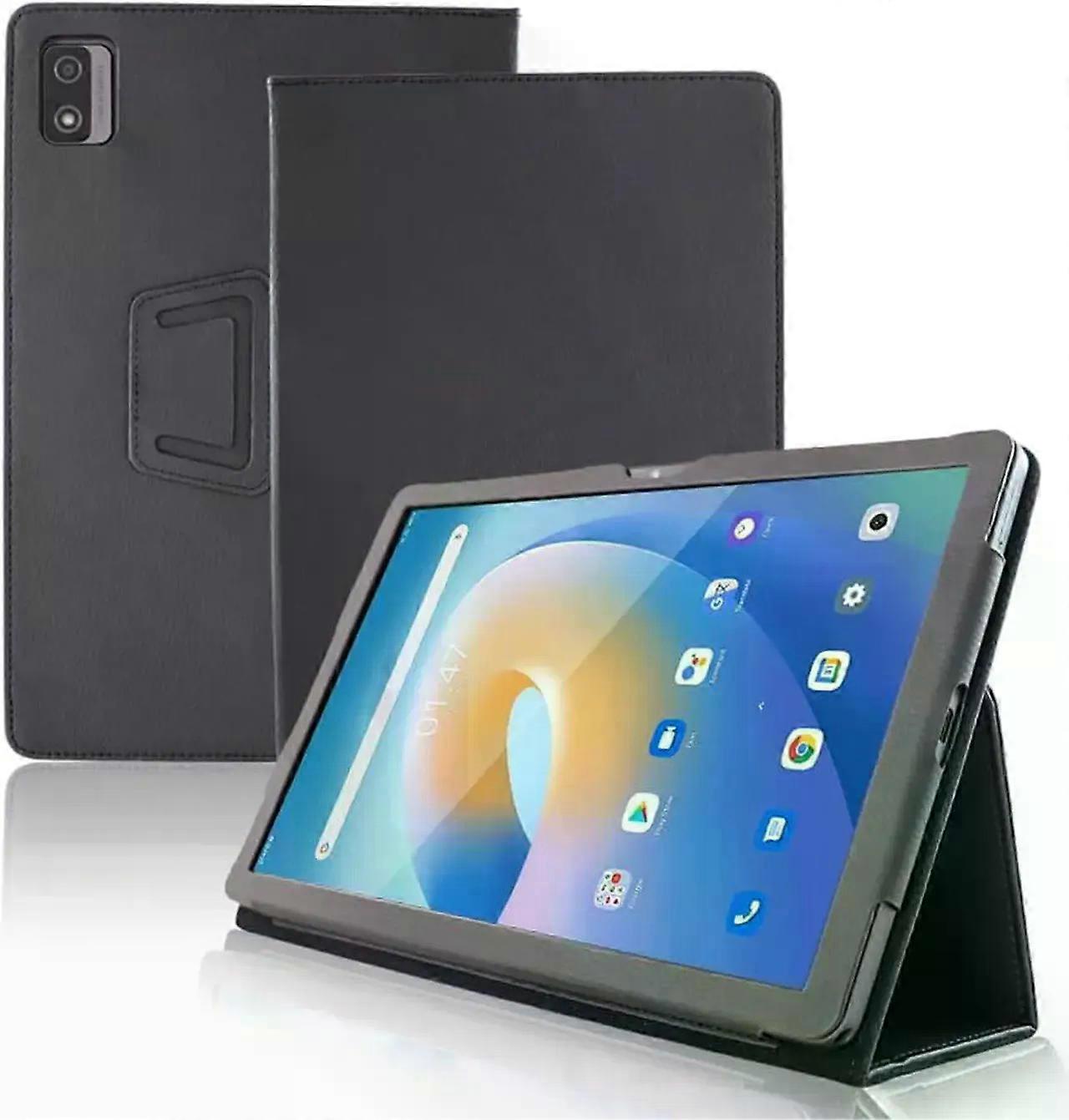 Tablet Case Compatible with Blackview Tab 12 / Blackview Tab 13, Premium PU Leather Folio Folding Stand Protective Tablet Case Cover with Hand Strap f