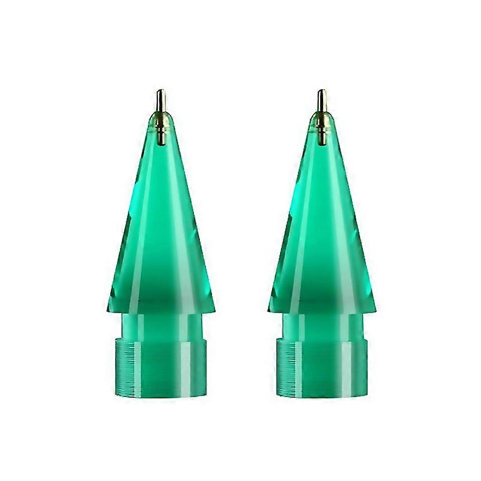 For Apple Pencil 12 2pcs Stylus Transparent Needle Nib Spec Extended Green