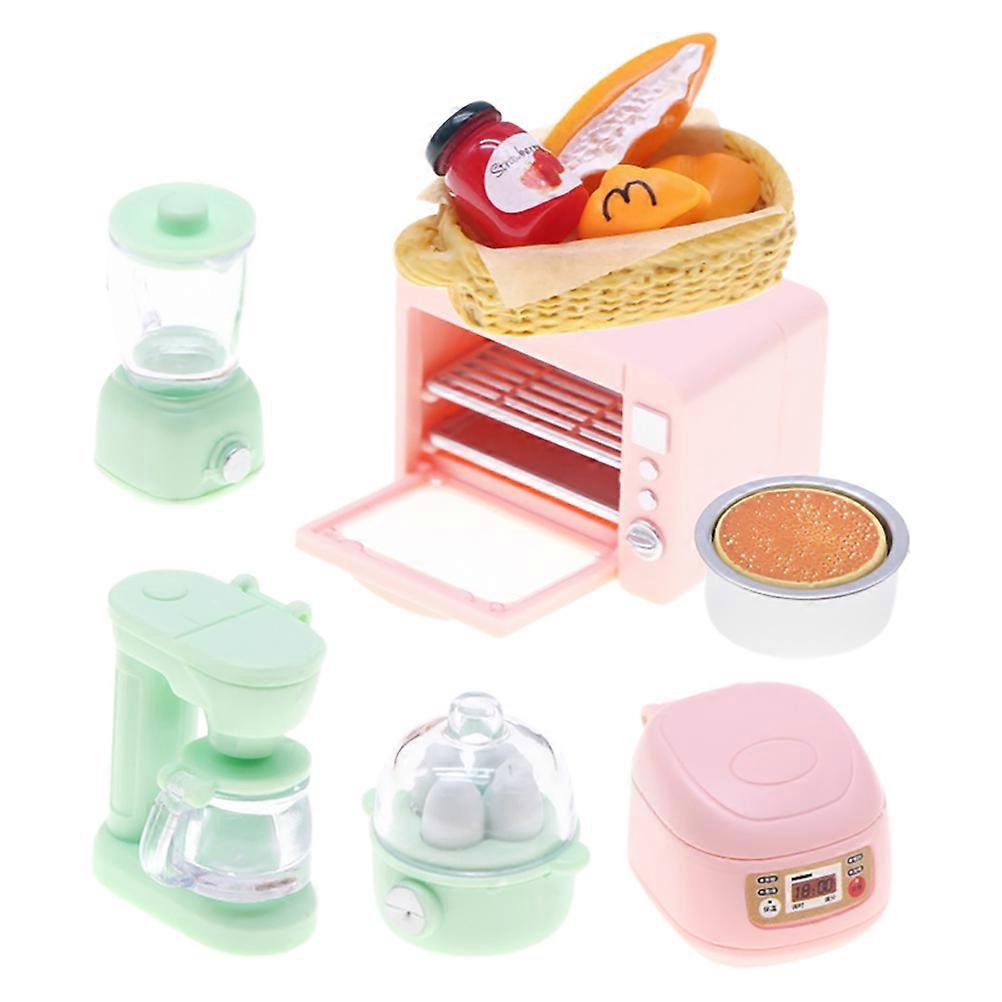Miniature Kitchen Appliance Dollhouse Kitchen Tools for Decoration 28Pcs