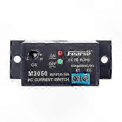 Self-Powered AC Current Sensor Switch with Induction Relay for Industrial Applications