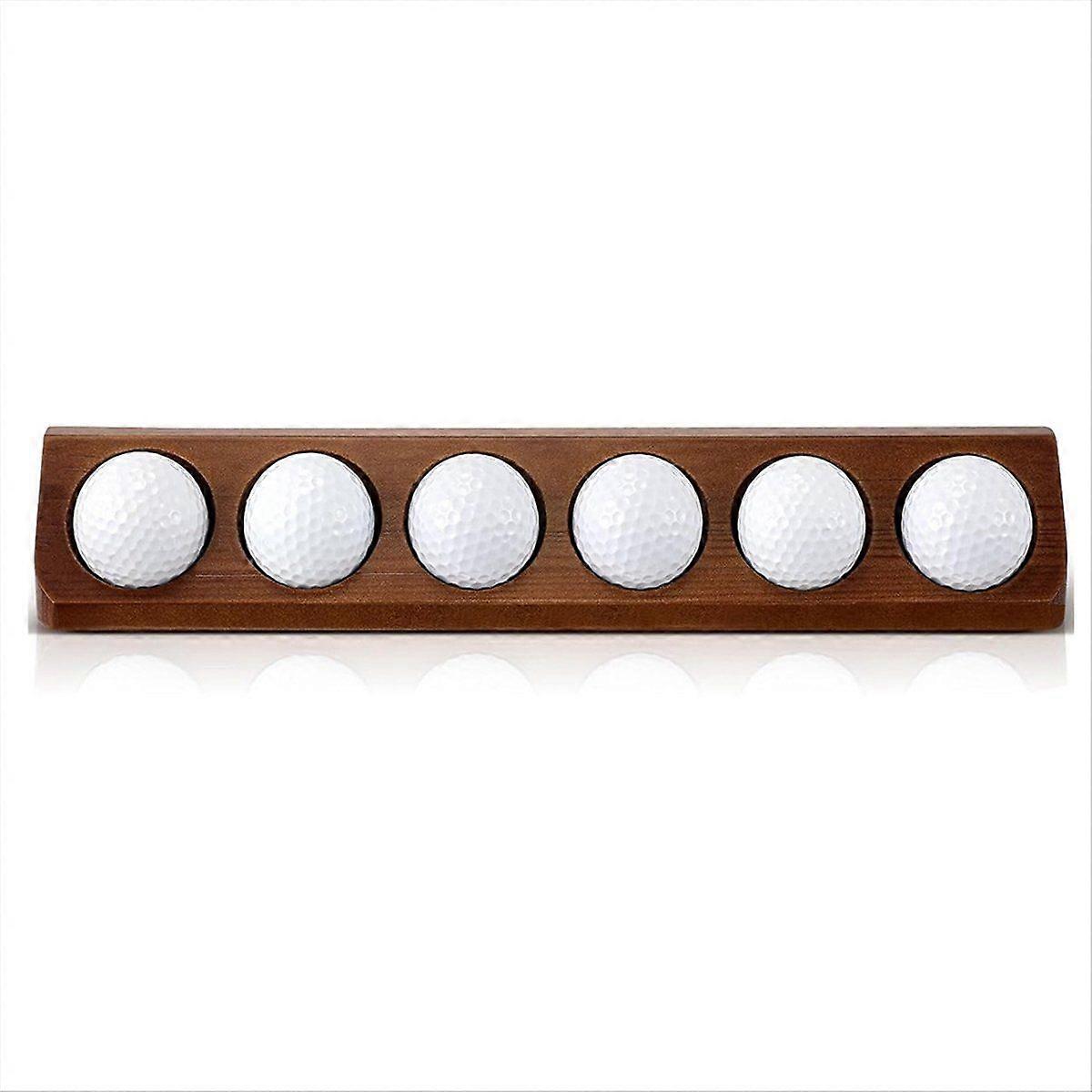 Golf Ball Display Case 6 Standard Size Wall Mount Golf Ball Stand