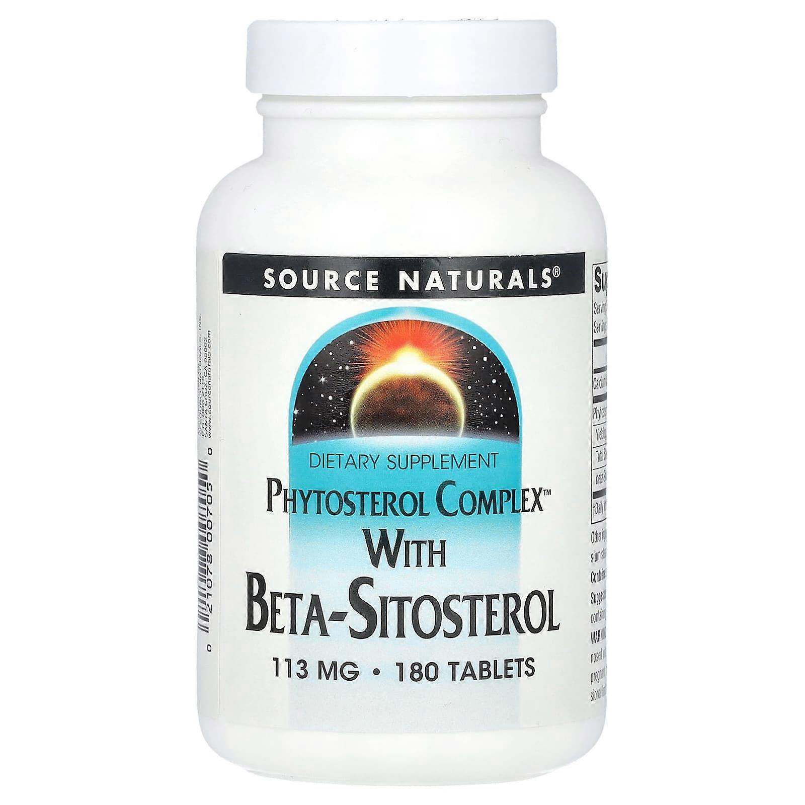 Phytosterol Complex with Beta-Sitosterol, 340  mg, 180 Tablets (113 mg per Tablet)