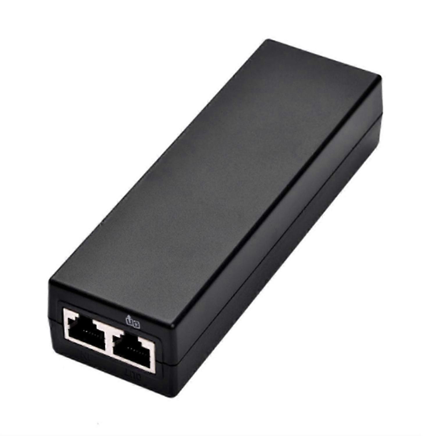 2.5Gigabit POE Injector 100/1000Mbps/1G/2.5G for IEEE802.3af/At Active Power Supply for POE Device O