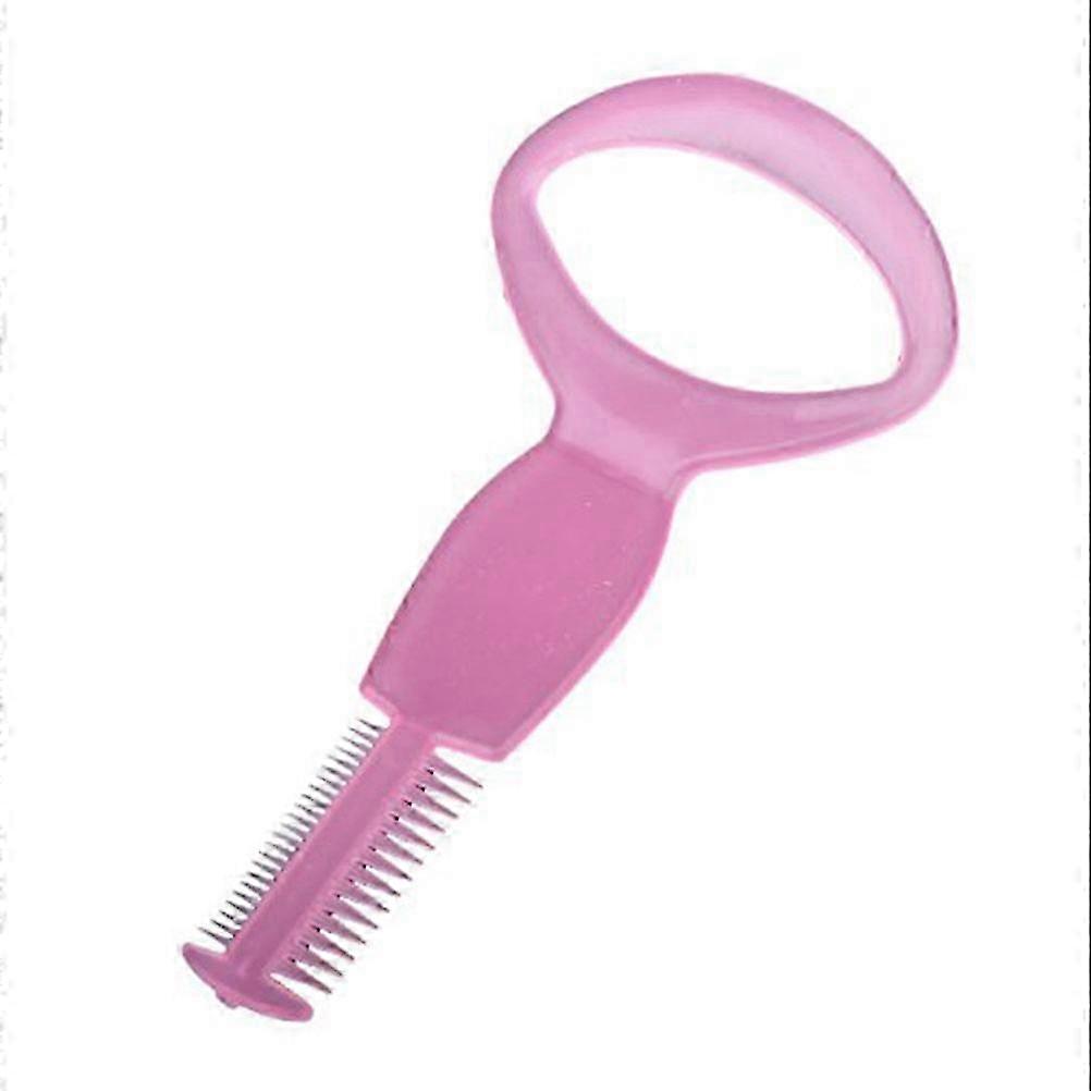 3-in-1 Multi-purpose Mascara Guard Tool, Plastic Eyelash Eyebrow Comb, Random Color