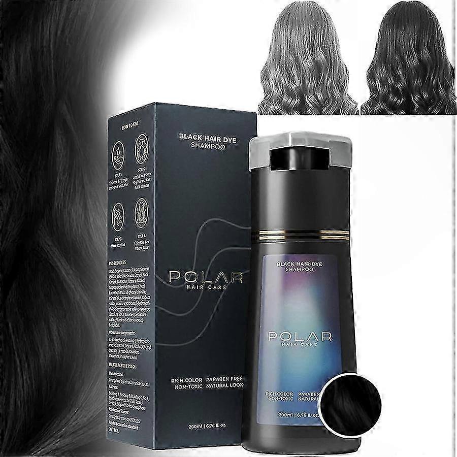 Natural Gray Hair Coverage Shampoo for Women & Men, Instant Color Refresh Solution
