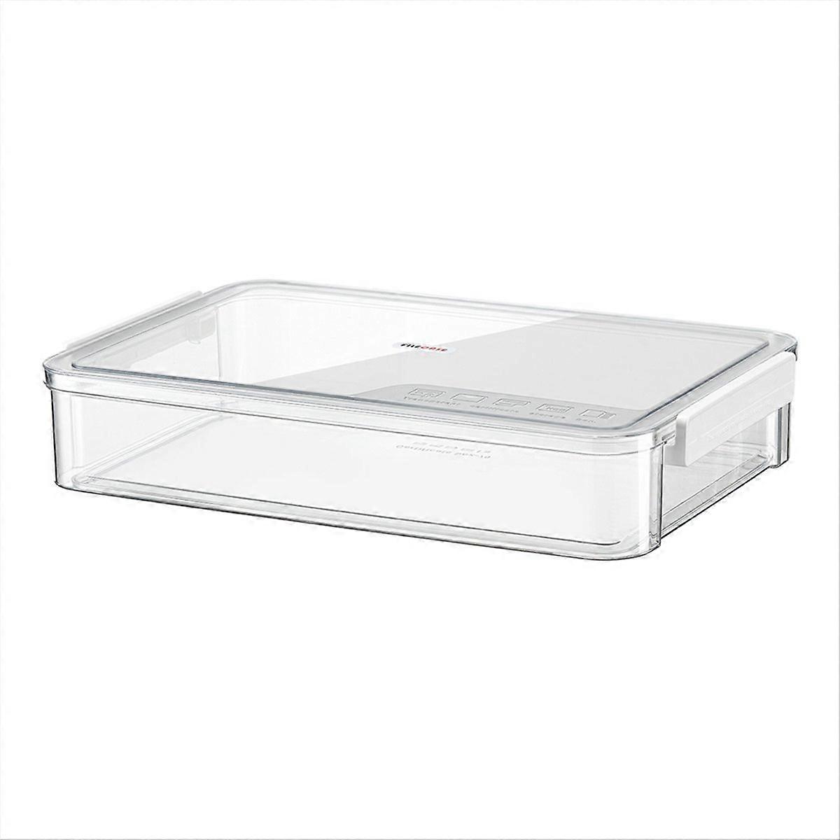 A4 Transparent Storage Box Portable Plastic Document White