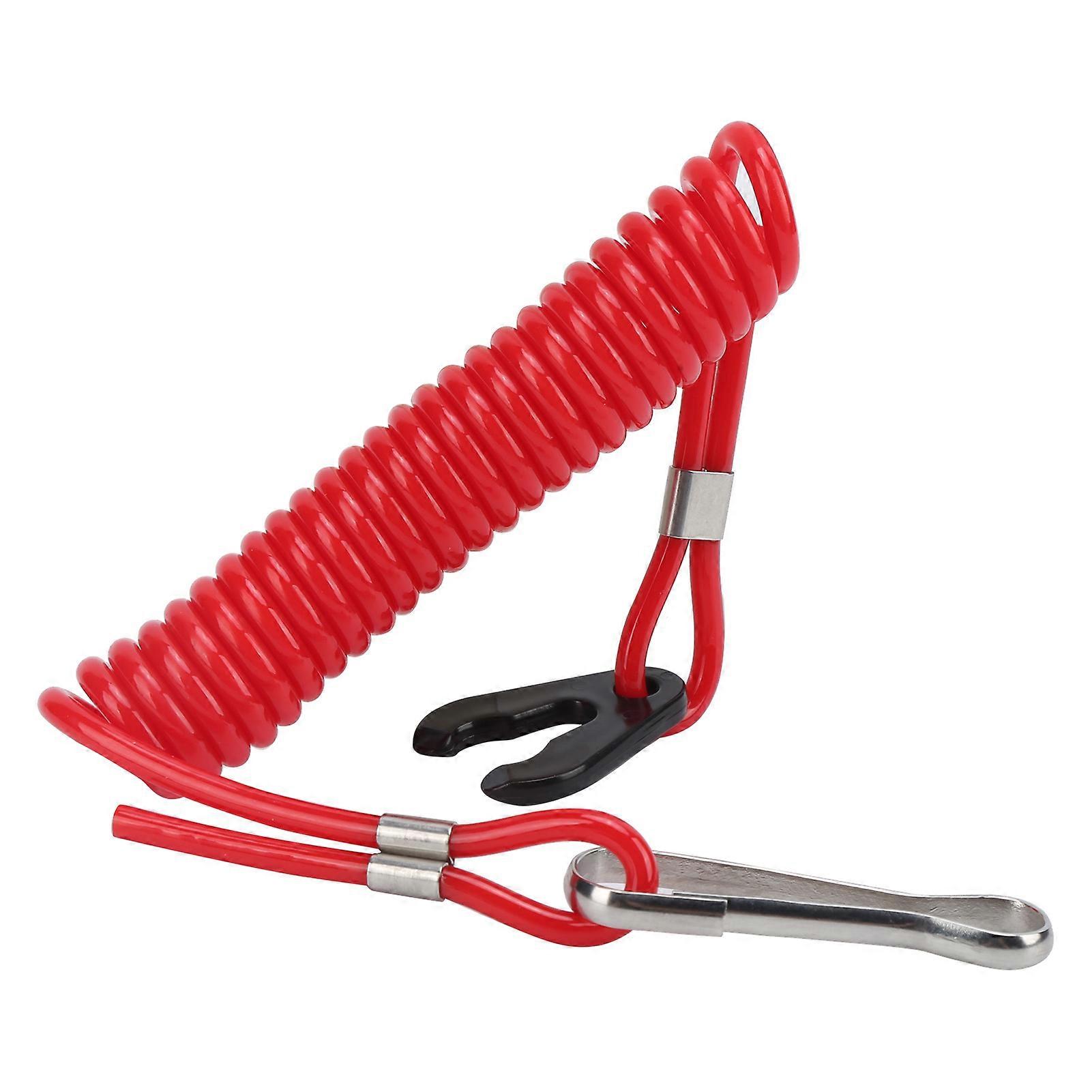 Outboard Engine Emergency Stop Lanyard Outboard Motors Safety Rope Flameout Stop Switch