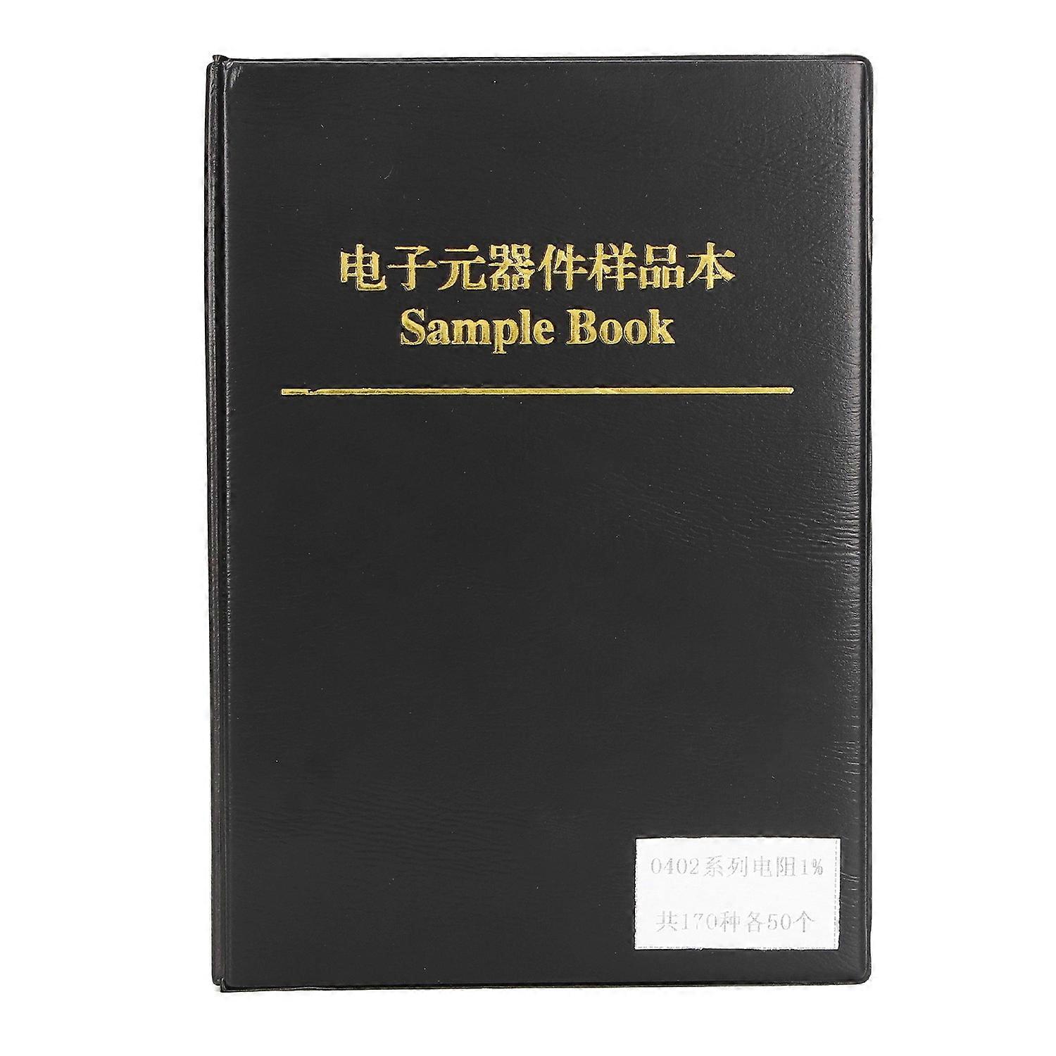 8500PCS SMD Resistor Combo Sample Book 170 Types High Accuracy Chip Resistors 0402 for Laboratory