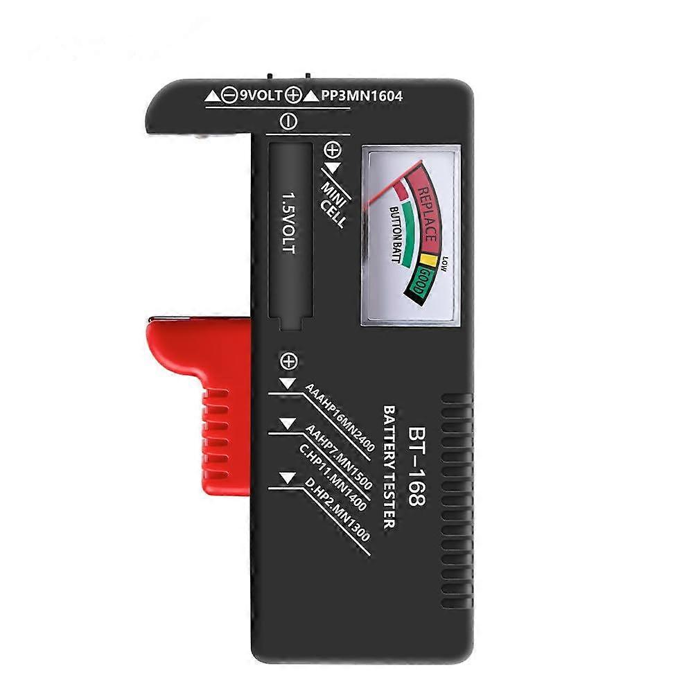 Battery Tester Universal Battery Checker, Small Tester For AAA AA C D 9V 1.5V Button Cells, Model