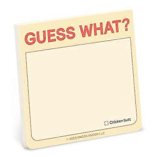 Knock Knock Guess What Sticky Note Pastel Version by Knock Knock Other printed item Book