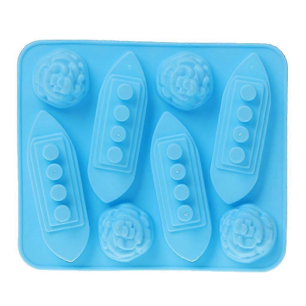 Silicone Ice Cube Trays Mould Carving Mold Maker Titanic Shaped For Party Drinks
