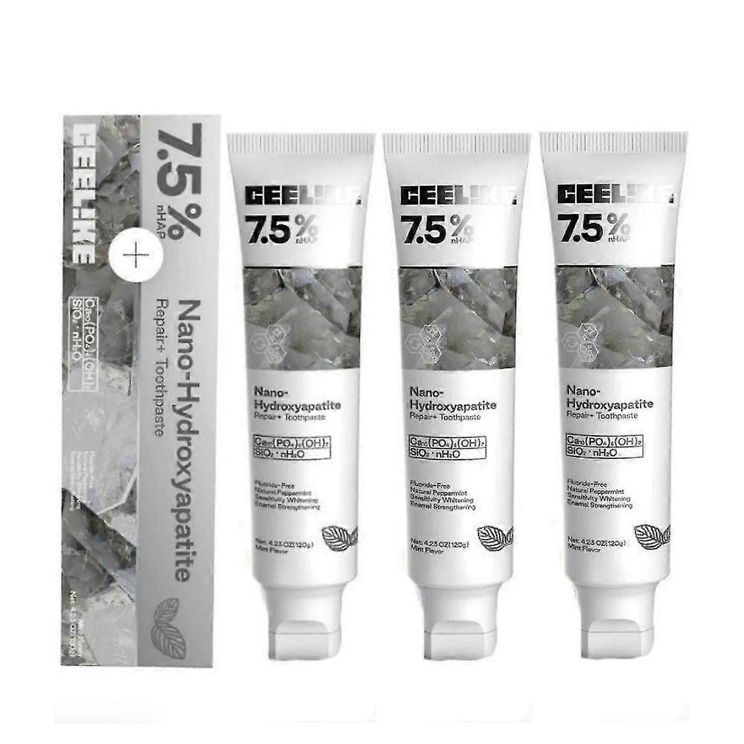 1-5X CEELIKE Hydroxyapatite ToothpasteEnamel Strengthening&Sensitivity.Whitening