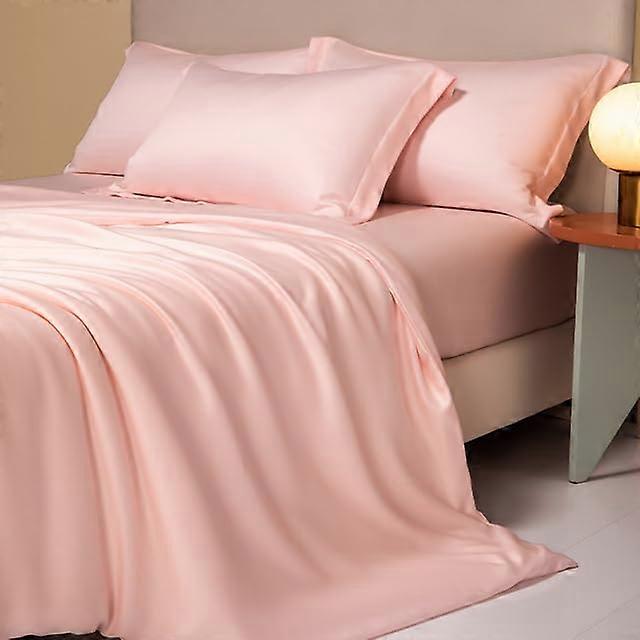Cotton Bed Sheet Set 1000Thread Count 46Piece Fitted And Flat Bedsheets Sliky Bedding Sets