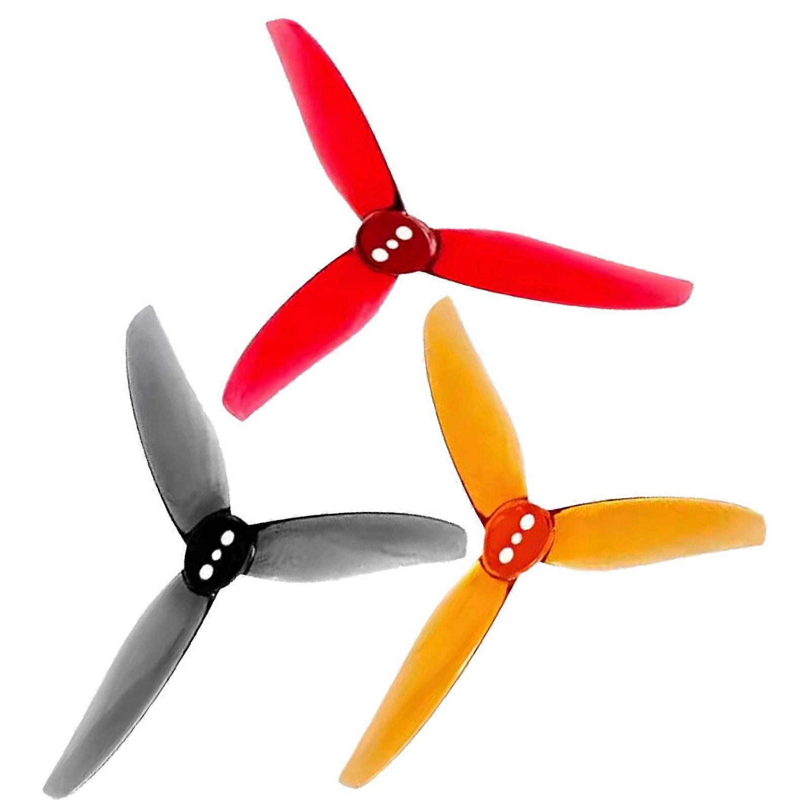 Small Aerodynamic Propeller Set Speed Drones Propellers Reduced Vibration & Best Balance for Hurricane3020 Multicolor