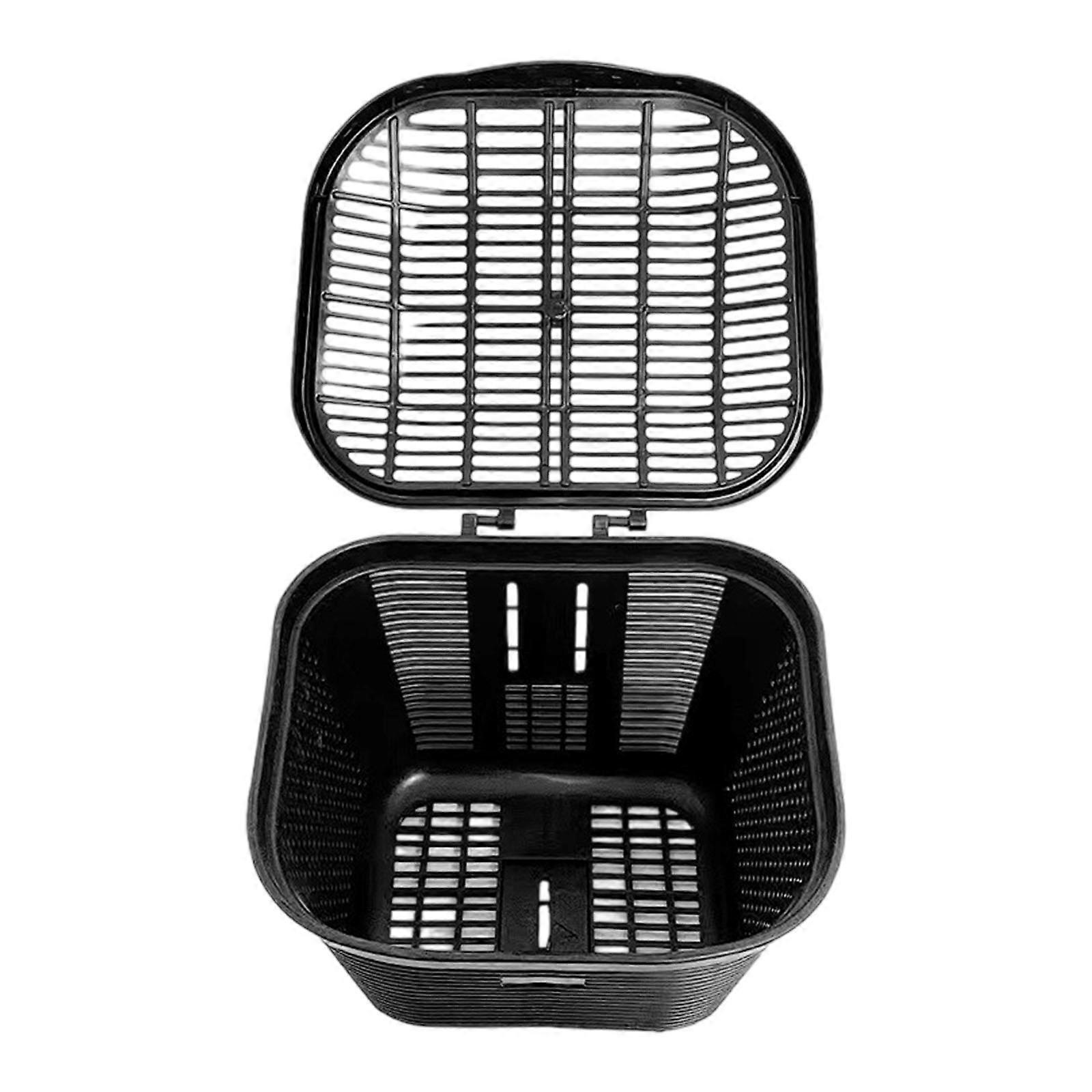 Global Rear Mount Cycle Basket Dense Net Pattern Thin Structure Accessible Daily Use Cycling Multicolor