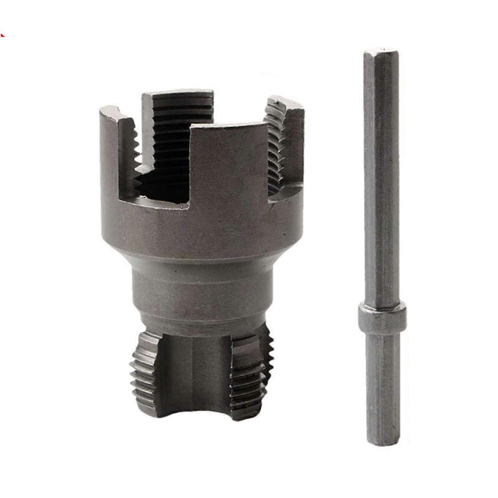 Electric Drill PVC Pipe Threader Kit PVC Thread Maker Tool for Electric Drill PVC Pipe Threader Internal Thread Opener Multicolor