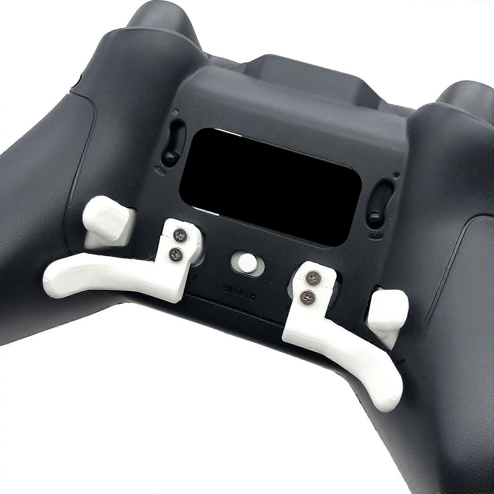 Gaming Enhancement Kit Rapid Setups Back Buttons Fatigue Without Ergonomic Designs Suitable for 4 / 3  White