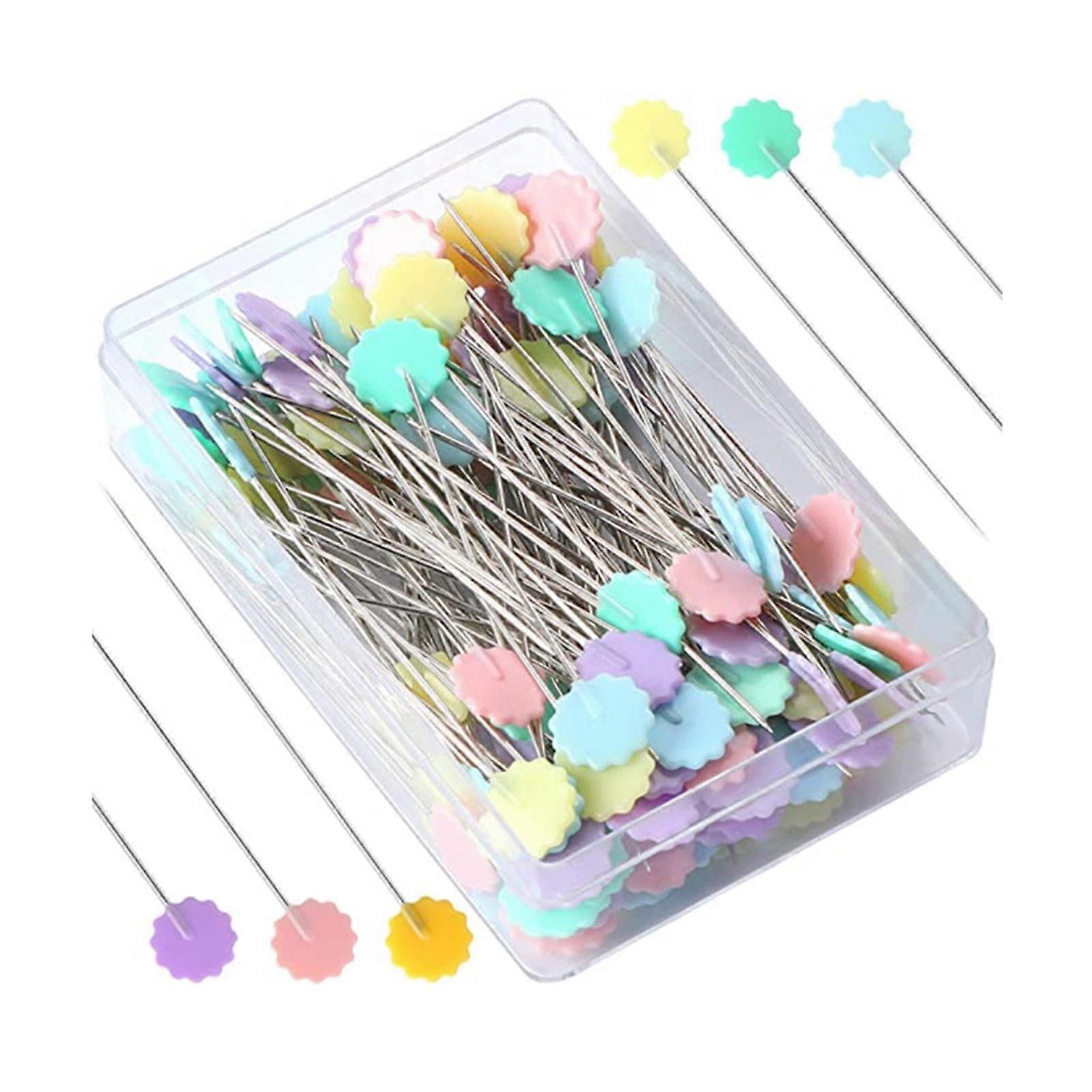 YiFudd 100PCS Button Fixing Pin Positioning Needle Manual DIY Sewing Tool