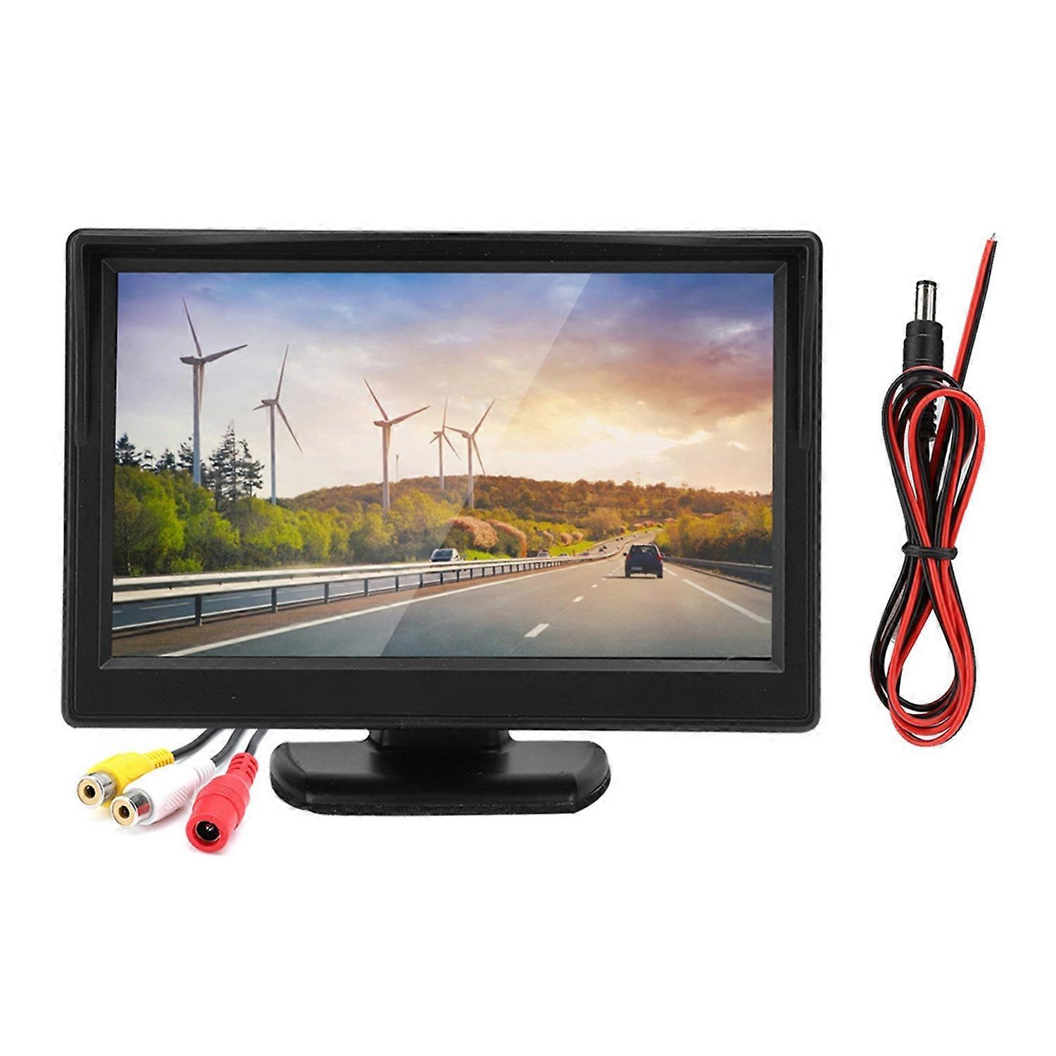 5in High Definition TFT LCD Reversing Parking Waterproof Monitor for Car Backup Camera