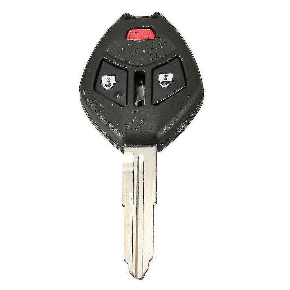 w 3 Button Car Remote Key Fob Case Shell with Blade for Mitsubishi Outlander