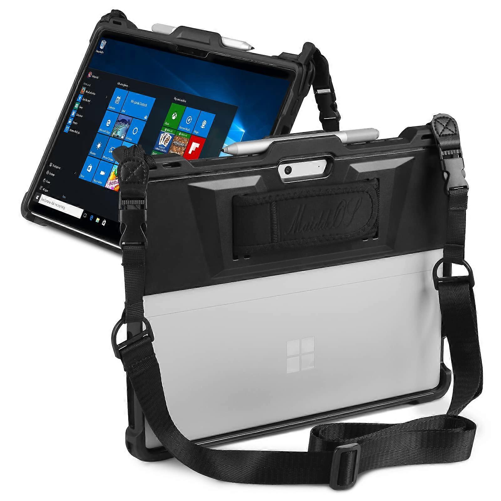 Rugged Shockproof Case with Pen Holder Lightweight 13 Inch Tablet Cover Black