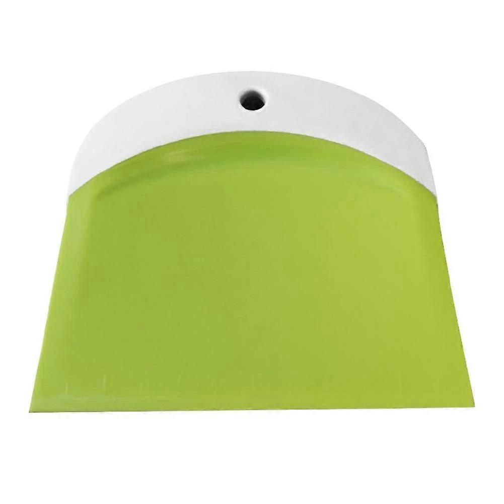 Dough Scraper Plastic Bread Cutter with Curved Edge for Precise Cutting and Effortless Bowl Scraping Green