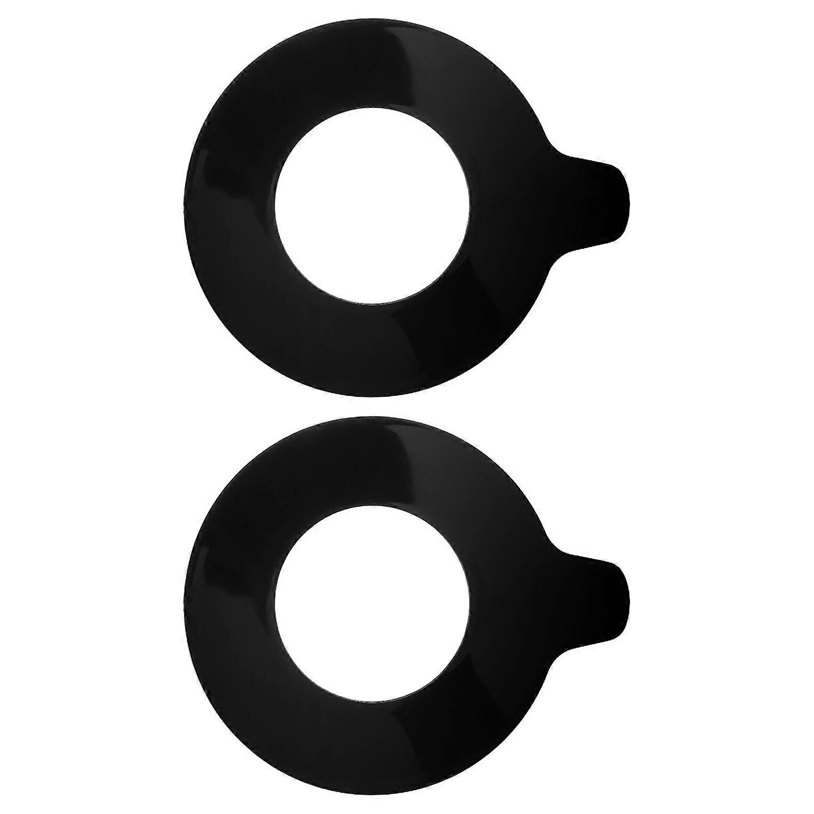 2Pcs Heavy-Duty Round Rubber Washers Excavator Pin Shim For Replacement Parts In Industrial Use Vibration Reduction Function