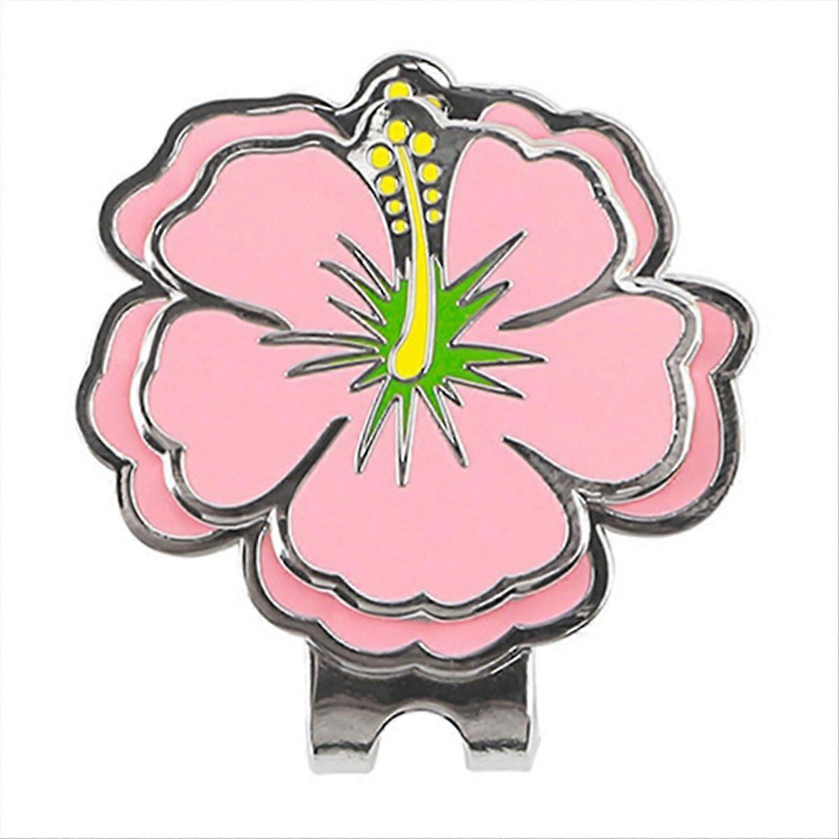 Golf Ball Marker Hat Clip Golf Putting Alignment Cap Clips Pink