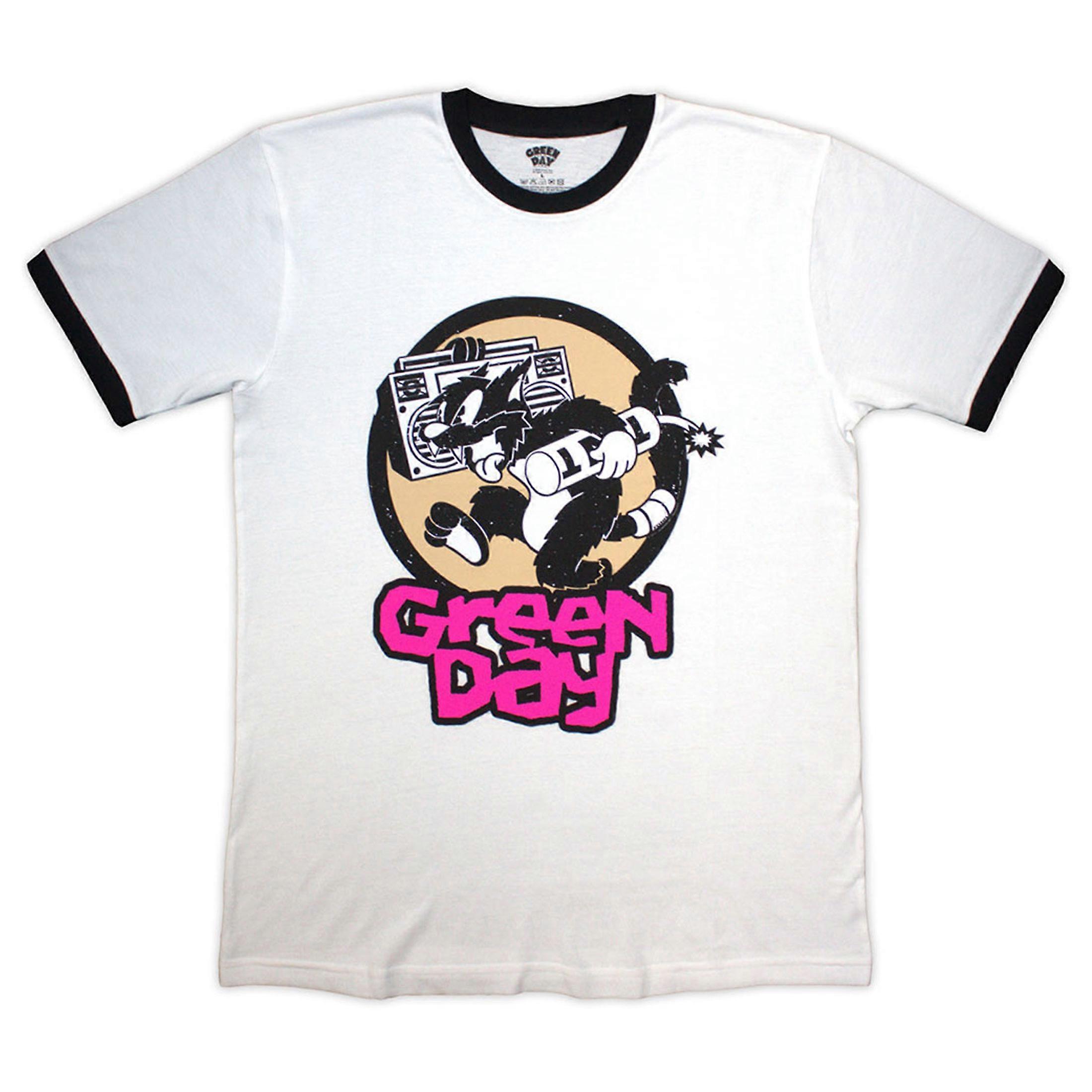 Green Day Revolution TNT Ringer T Shirt