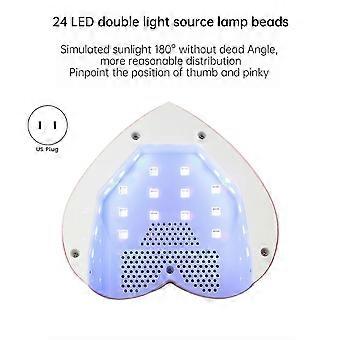 Nail-Art-Phototherapie-Maschine Schnell trocknende Backlampe Nailart-Werkzeuge Backen Nagellack LED-Beleuchtung Trockner US-Stecker